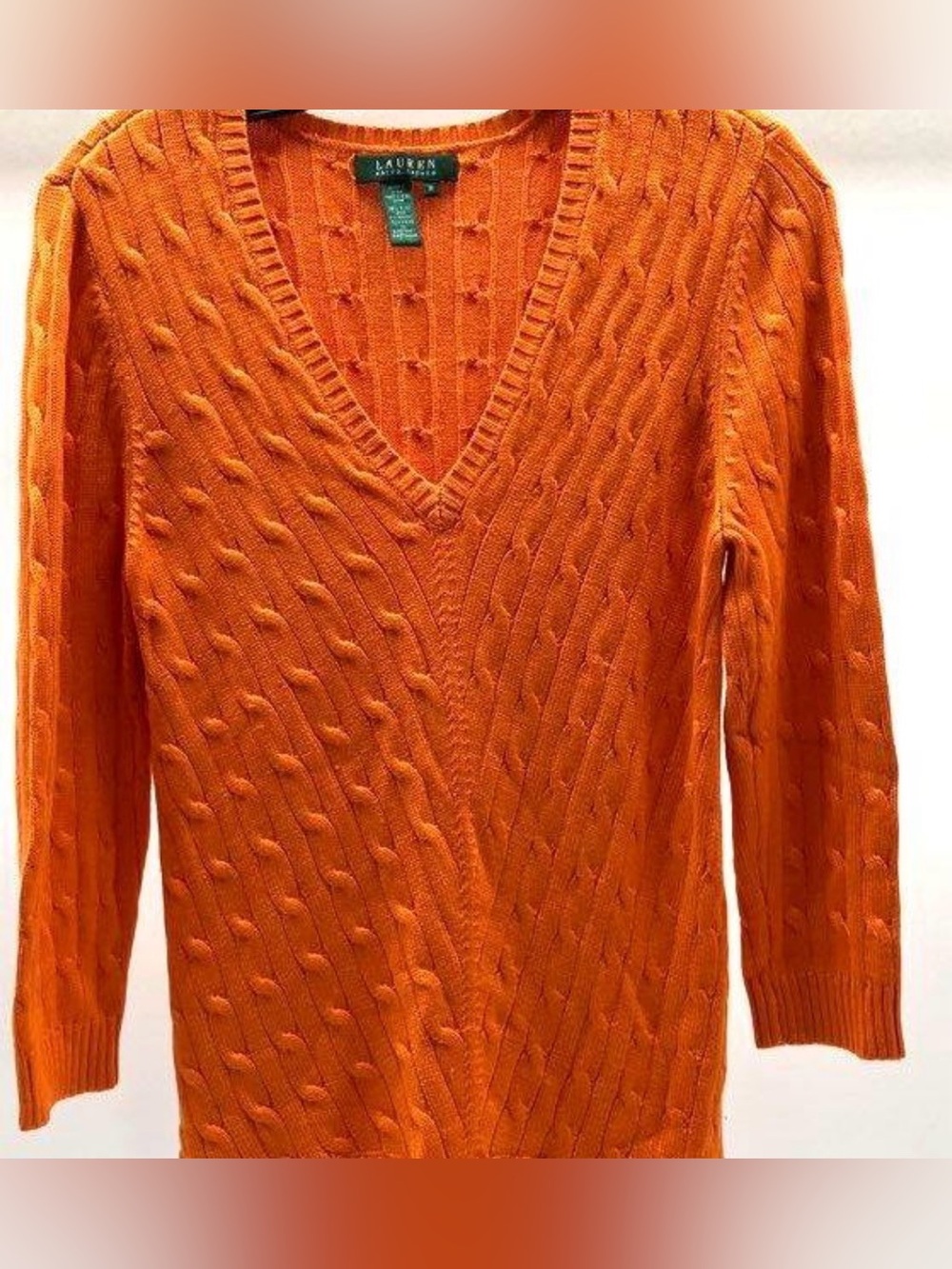 Ralph Lauren (Lauren) silk blend sweater like new